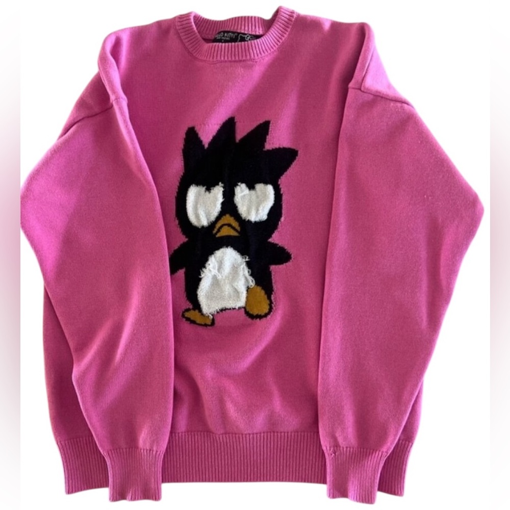Hello Kitty Sweater Badtz Maru Pink  Small Forever 21 x Hello Kitty
